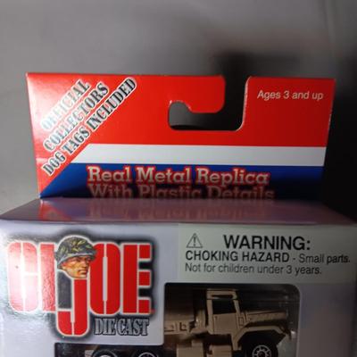 NIB GI JOE REAL METAL REPLICA WITH PLASTIC DETAILS