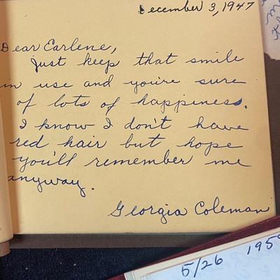 Vintage Autograph Books
