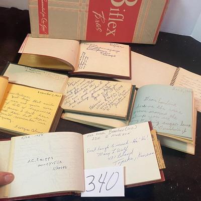 Vintage Autograph Books