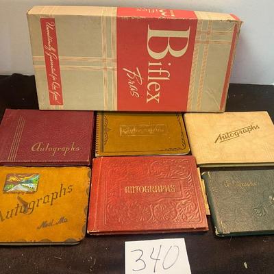 Vintage Autograph Books