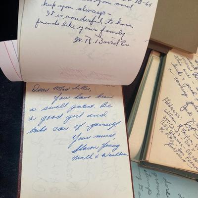 Vintage Autograph Books