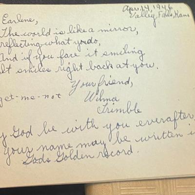 Vintage Autograph Books