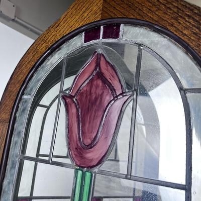 2 Lead GLASS Panels Hinged 