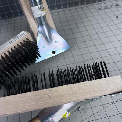 (3) Heavy Duty Wire Brushes NEW 
