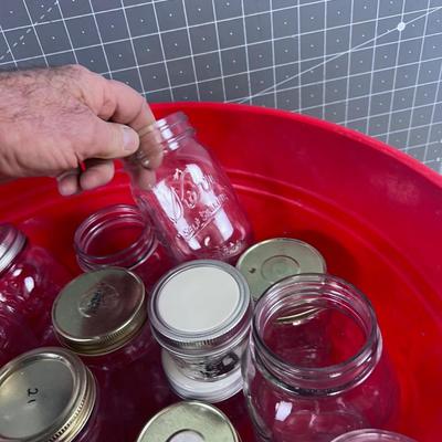 Jars, Mason Kerr, Tub Included