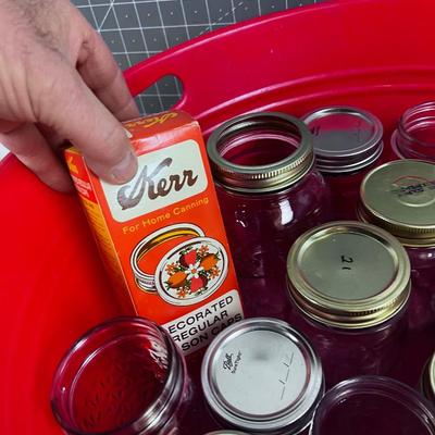 Jars, Mason Kerr, Tub Included