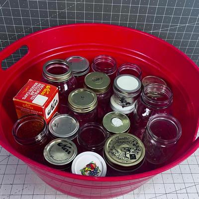 Jars, Mason Kerr, Tub Included