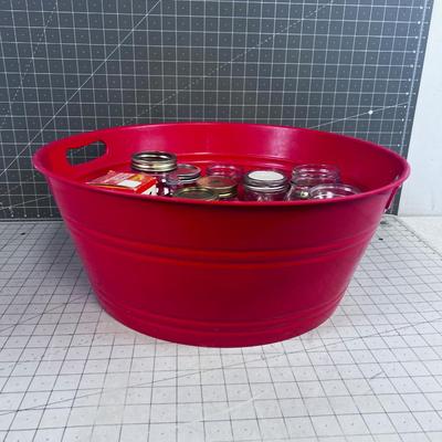Jars, Mason Kerr, Tub Included