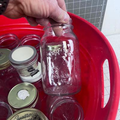 Jars, Mason Kerr, Tub Included