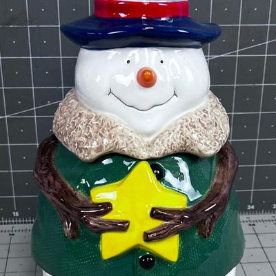 SNOWMAN Cookie Jar