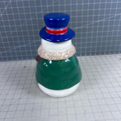 SNOWMAN Cookie Jar