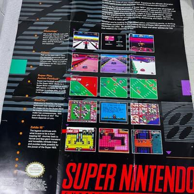 2 Vintage NINTENDO Posters, History Here! 