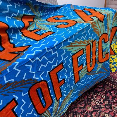 Banner with Pot Leaves