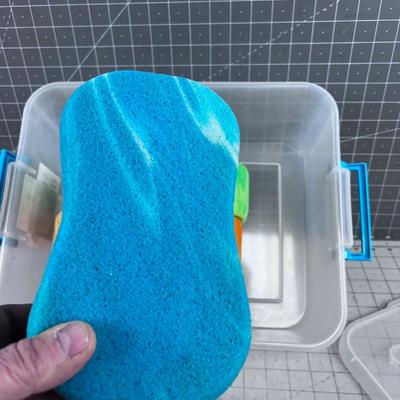 Tub of Bath Toys and Water Balloons (Not for Toddlers!) 
