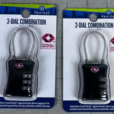 (2) Luggage Locks Combo Locks