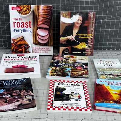 Big Lot of Nice Cook Books, Clean (8) How to ROAST everything