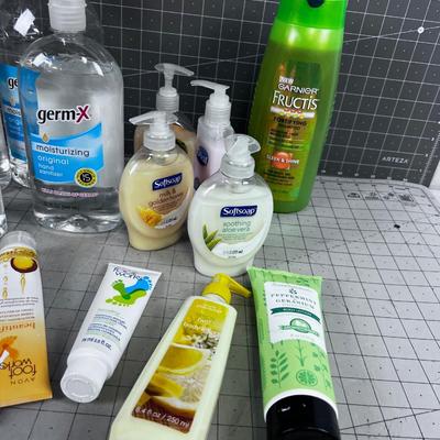 SOAPS: Shampoo, Hand Sanitizer and Hand Soap, Lotion, Etc. 