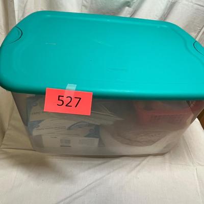 Tub of party serve ware