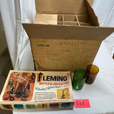 Bottle cutting kit w/ bottles