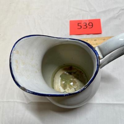 Granite ware milk pitcher