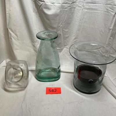 Glass decor items