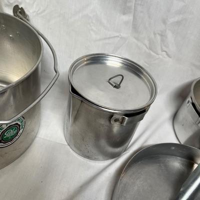 Aluminum camp cook ware