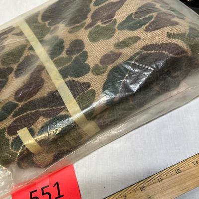Camo burlap