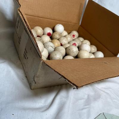 Old golf balls