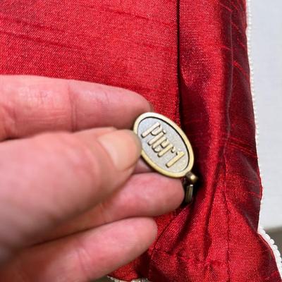 Glass beaded throw pillows