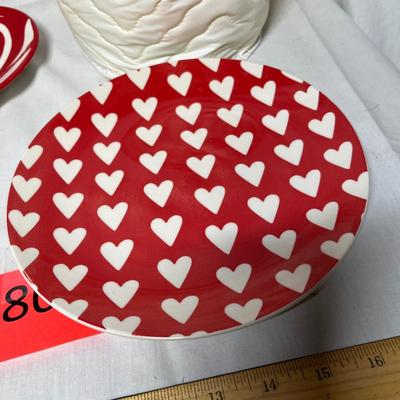 Valentines plates