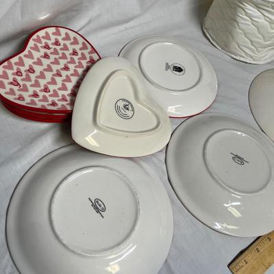 Valentines plates
