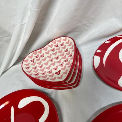 Valentines plates