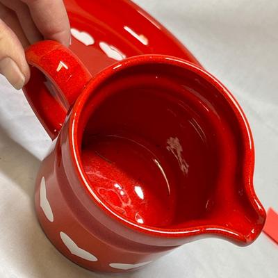 Waechtersbach Pottery Tray/ bowl & pitcher