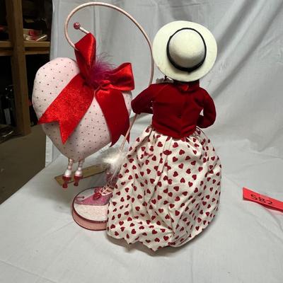 Byers Choice Valentines woman & other