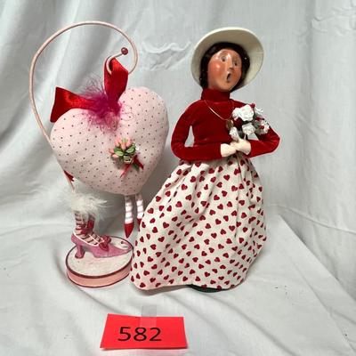 Byers Choice Valentines woman & other