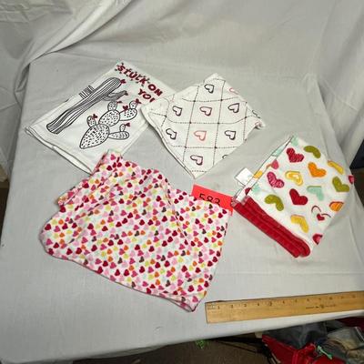 Valentine's Tea towels