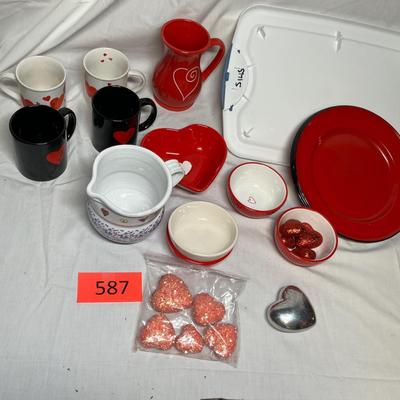 Valentines pottery