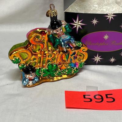 Christopher Radko St. Patrick's Ornament