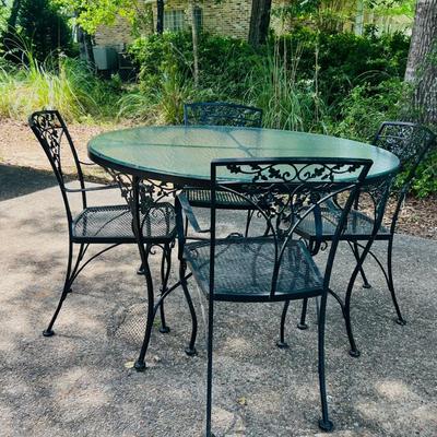 Wrought Iron Outdoor Set ~ Read Details