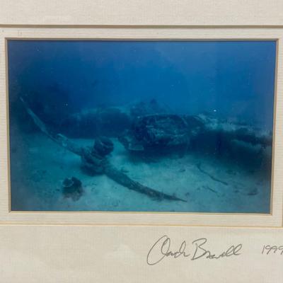 Underwater WWII Aircraft Wreck Photos