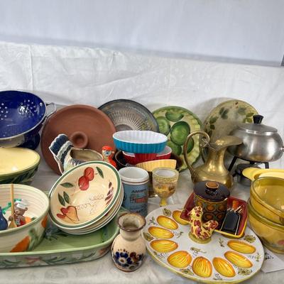 Vintage Italian English kitchen ceramics