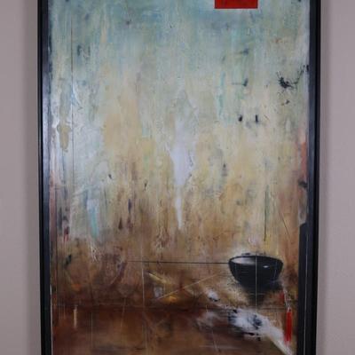 Greg Murdock "Composition with Red Square #2"