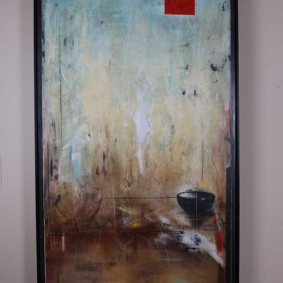 Greg Murdock "Composition with Red Square #2"