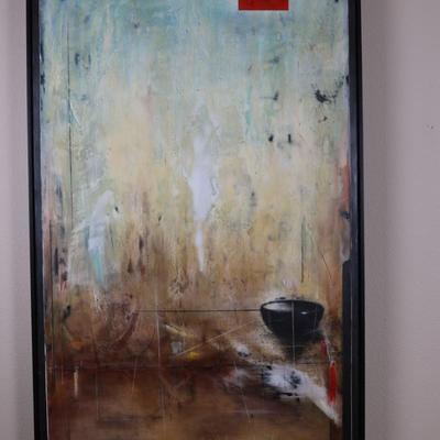 Greg Murdock "Composition with Red Square #2"