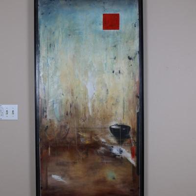 Greg Murdock "Composition with Red Square #2"