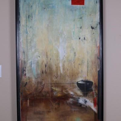 Greg Murdock "Composition with Red Square #2"