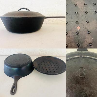 Cast Iron Notched Chicken Fryer