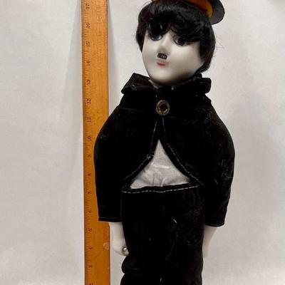 Charlie Chaplin Doll Porcelain