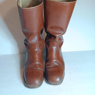 Men's FRYE AF Cowboy boots with Goodyear soles