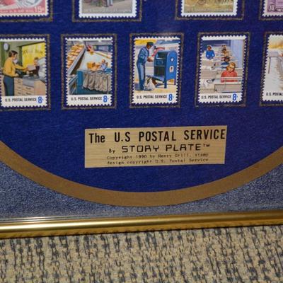 The U.S. Postal Service 1990 Story Plate Framed & Matted Collection by Henry Gill